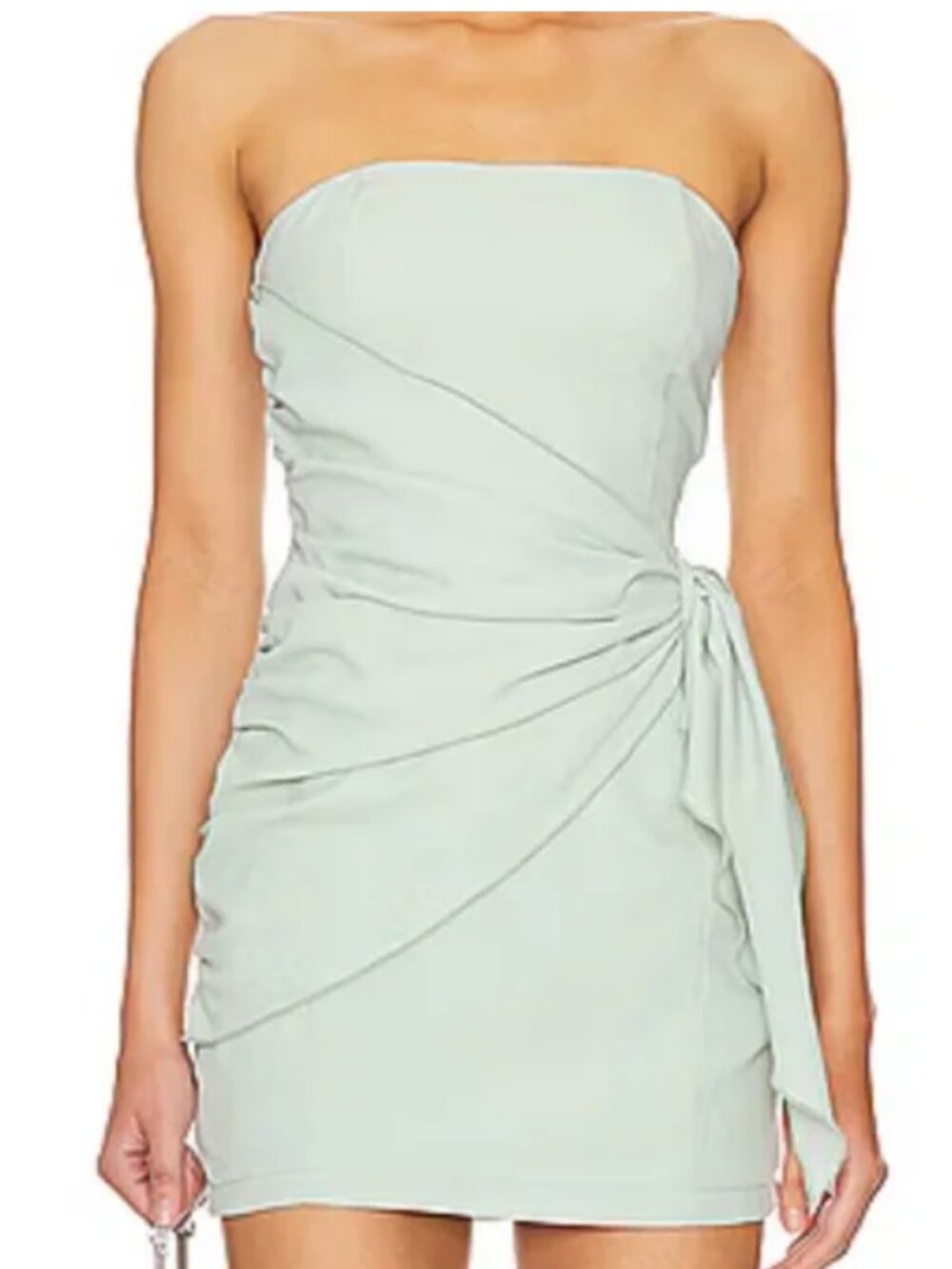 Superdown Mint Green Strapless Mini Dress- Size XS